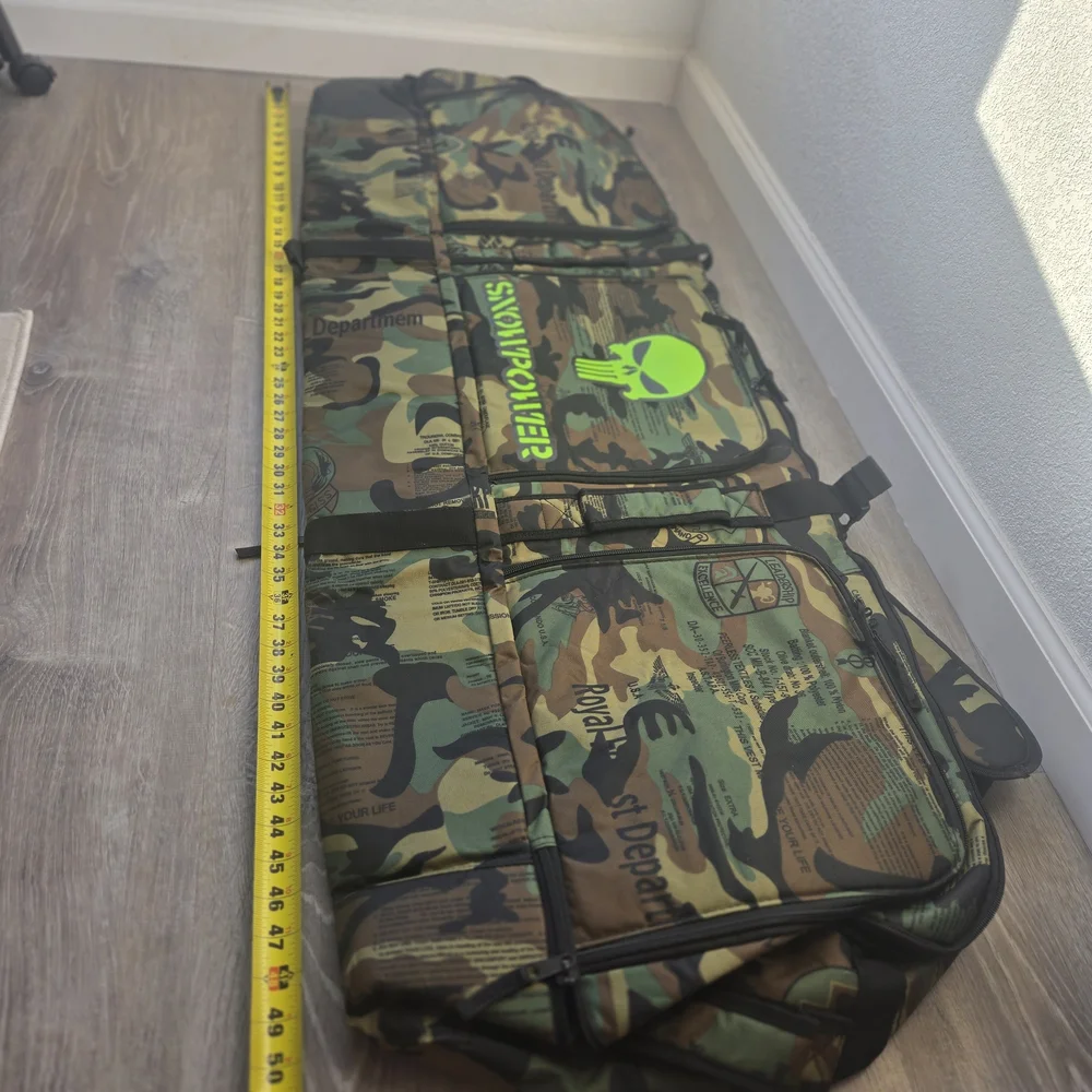 Camouflage Ski‎ Bag Snowboard Travel Skull Winter Spir